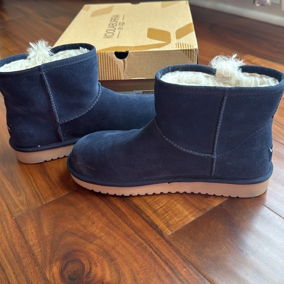 Koolaburra by UGG Women's Victoria Mini Boot BLUE Size 7, EUC - Picture 8 of 11